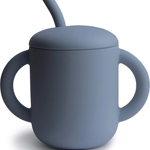 Silicone Training Cup & Straw for Toddlers, BPA Free Baby Straw Cup1 Cup - Picture 3 of 9